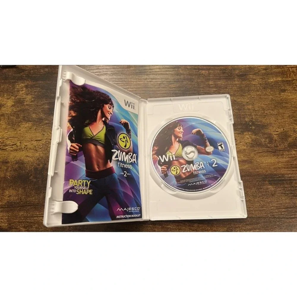 Zumba Fitness 2 Nintendo Wii Video Game CIB Workout Dance Exercise Majesco